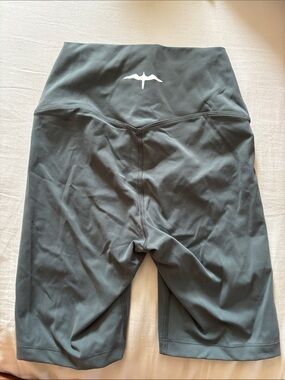 IWA High Waist Grey Athletic Biker Shorts